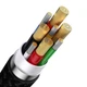 Кабель Baseus Flash Series Ⅱ Two-for-three Charging cabel U+C to M+L+C 100W 1.2m (CASS030101) Black - зображення 6