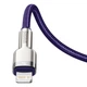 Кабель Baseus Cafule Series Metal Data cabel Type-C to iP PD 20W 2m (CATLJK-B05) Purple - изображение 4
