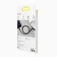 Кабель Baseus cafule cabel USB 2.4A 0.5M (CALKLF-A19) Red+Black - зображення 7