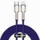 Кабель Baseus Cafule Series Metal Data cabel Type-C to iP PD 20W 2m (CATLJK-B05) Purple - изображение 1