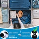 Детская X/S Панорамная Снорклинг Маска (3-10лет) Полнолицевая FB KidsStyle для плавания в море, ныряния под воду с трубкой Плавательные Подводные Очки для снорклинга - мономаска на все лицо с защитным клапаном Orange - изображение 7