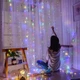 Гибкая светодиодная гирлянда штора Роса с пультом 2х2м 200LED DL от USB мульти 1000-М-37 - изображение 3