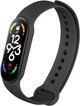 Ремінець Jsota для Xiaomi Mi Band 7 (Силіконовий) Black (28016-2B) - зображення 1