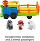 Музичний паровозик Fisher-Price Little People Zoo Train Зоопарк (CMP36) - зображення 4