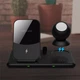 Беспроводная зарядка Qi 4 в 1 VHG IN-WC-257 Wireless 15W I Док-станция для iPhone + iWatch + Airpods + Pencil Black - зображення 3
