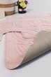 Набор ковриков в ванную комнату Confetti Flora Pink 60х100 и 60х50 см Розовый - изображение 2