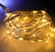 Світлодіодна гірлянда нитка (на батарейках) - 100 led 10м (теплий жовтий) - зображення 1