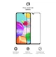 Защитное стекло для Samsung Galaxy A41 (A415), Full Glue HD, 2.5D, полностью прозрачное, на весь экран, глянцевое, закаленное 9H, полная проклейка по всей поверхности, с черной рамкой, противоударное, кристально четкое изображение - изображение 2