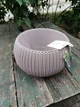 Подвесной горшок с кашпо для цветов Keter 9,4 л. Cozies M с цепочкой, фиолетовый 7290106929890 - изображение 4