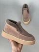 Жіночі зимові лофери ShoesBand Бежеві натуральні замшеві всередині напіввовна і цигейка 36 (23,5 см) (Ѕ99441з) - зображення 10