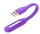 Портативна USB лампа підсвітка для ноутбука Led Plastic Light Violet - изображение 2