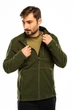 Мужская флисовая кофта ThermoX Khaki XXL Хаки - изображение 3