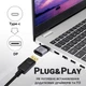 Адаптер, конвертер с Type-C на DisplayPort (DP1.4) для передачи 8K/60Hz видео Addap UC2DP-01, переходник для ноутбука, проектора, телевизора (0109) - изображение 3