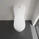 Унітаз-компакт підлоговий безобідковий білий VILLEROY&BOCH Architectura кришка мікроліфт випуск в стіну 5691R001_5787G101_98M9C101 - зображення 5