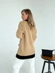 Вязанный кардиган Kulya Larionoff 42-46 кэмэл/черный (002478) - изображение 7