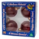 Набор елочных игрушек - шары, 4 шт, D6 см, красный, глянец, стекло (390601-3) - изображение 2