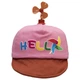Кепка детская "Hello", розовый, 46 см, 1-3 года, хлопок (517564) - изображение 2