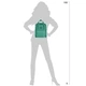 Рюкзак Fjallraven Re-Kanken Mini 7 л бірюзовий - зображення 4