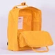 Рюкзак Fjallraven Kanken 16 л жовтий - зображення 4