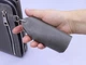 Мужской чехол-футляр с кольцом для ключей из кожи (09001-10) Серый - изображение 10