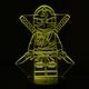Акриловый светильник-ночник LEGO Ниндзяго желтый tty-n001349 - изображение 1
