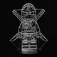 Акриловый светильник-ночник LEGO Ниндзяго белый tty-n001350 - изображение 1