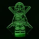 Акриловый светильник-ночник LEGO Ниндзяго зеленый tty-n001347 - изображение 1