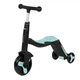 Самокат Беговел Велосипед 3 в 1 Трансформер JT Best Scooter, DIMSA-657, Бирюзовый - изображение 6