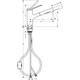 Cмеситель для кухни с выдвижной лейкой HANSGROHE Zesis M33 сатин латунь 74800800 - изображение 2