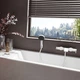 Cмеситель для ванны однорычажный с коротким изливом HANSGROHE Vivenis белый латунь 75420700 - изображение 6