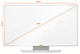 Доска магнитно-маркерная Nobo Nano Clean 40" 890X500ММ - изображение 2