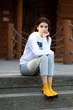 Шкарпетки з написом Love Yourself безшовні ORGANIC cotton JILL ANTONY 35-37 арт. 31029 - зображення 4