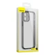 Чехол BASEUS Camera Lens Protector Frame Case для Iphone 12 mini (FRAPIPH54N-02) black - зображення 4