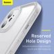 Чехол BASEUS Camera Lens Protector Frame Case для Iphone 12 mini (FRAPIPH54N-02) white - изображение 5