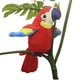 Электронный говорящий попугай Parrot Talking красный (WM-4195_269) - изображение 4