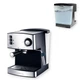 Кофеварка Espresso с капучинатором Lexical LEM-0602 защита от перегрева 850 Вт нержавеющая сталь/черный (LEM-0602_2804) - изображение 1