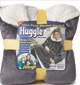 Толстовка худи оверсайз плед халат с капюшоном Huggle Hoodie односторонняя Серый - изображение 2