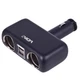 Розгалужувач прикурювача VOIN 2 виходу + 2USB 2400mA 12/24V SC-2004 змін. кут - зображення 6