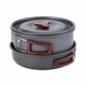 Набір посуду Naturehike 3-4 NH (2 каструлі + кришки + сковорода) carbon (NH15T203-G) (A-016666) - зображення 3