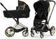 Универсальная коляска 2 в 1 Cybex Priam 4.0 Fashion Edition Wings By Jeremy Scott black шасси Rosegold - изображение 1