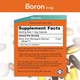 Микроэлемент Бор NOW Foods Boron 3 mg 100 Veg Caps - изображение 2
