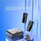 Микрофон двойной, петличный, беспроводной FG N3 Черный для телефона iPhone(lightning) с зарядным кейсом (N3- lightning) - изображение 4