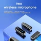 Микрофон двойной, петличный, беспроводной FG N3 Черный для телефона iPhone(lightning) с зарядным кейсом (N3- lightning) - изображение 9