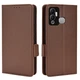 Чохол-книжка Idewei Side Lock для Infinix Hot 12 Play NFC (X6816D) Brown - изображение 6