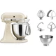Кухонна машина KitchenAid Artisan 4,8л 5KSM175PSEAC з відкидним кремовим блоком - изображение 4