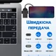 Подвійний OTG адаптер USB 3.0 на Type-C + MicroUSB, перехідник для смартфона/ноутбука Addap UA2MIX-01, 5 Гбіт/с - зображення 5