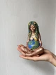 Оберіг для вагітних Богиня Гайя (Гея) 11× 7,5 см, розмір M, Рожеве Золото, ручна робота - зображення 1