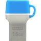 Флеш-накопитель USB3.0 16GB Type-C GOODRAM ODD3 (DualDrive) Blue (ODD3-0160B0R11) - изображение 1