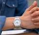 Наручные часы Casio EFB-108D-7AVUEF Серебристый\белый экран минималистические - изображение 3