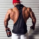Майка чоловіча безрукавка з капюшоном "Gold's Gym" чорна Oversize L - зображення 2
